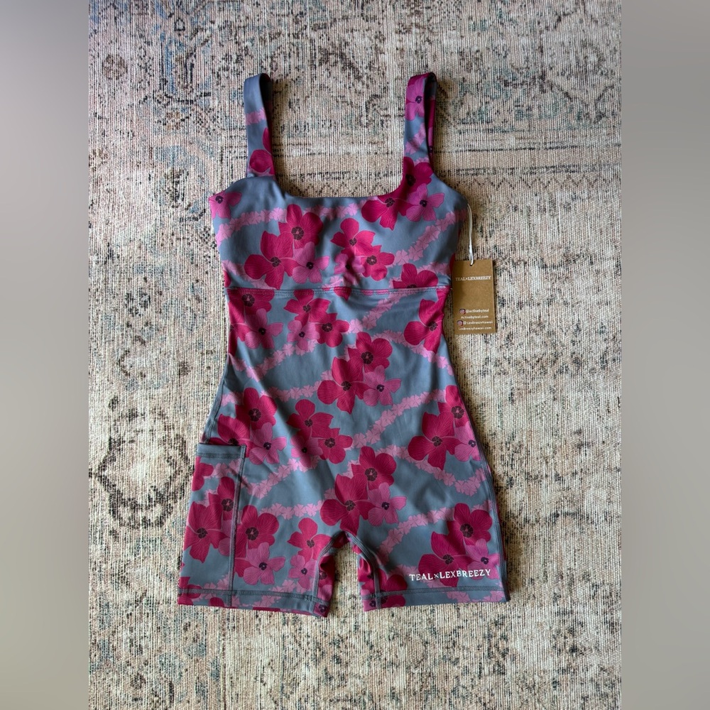 Teal X Lexbreezy- Romper- Small